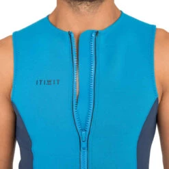 GILET KAYAK ET STAND UP PADDLE 500 HOMME NEOPRENE 2 MM BLEU ELEC -ProSportif Boutique gilet kayak et stand up paddle 500 homme neoprene 2 mm bleu elec 2