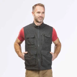 Gilet Multipoches De Trek Voyage - TRAVEL 100 Gris Homme -ProSportif Boutique gilet multipoches de trek voyage travel 100 gris homme 4