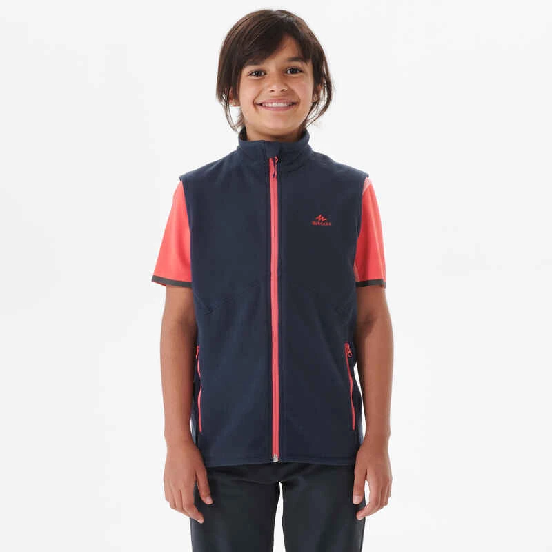 Quechua GILET POLAIRE - MH150 NAVY CORAIL - ENFANT 7-15 ANS 4 Quechua GILET POLAIRE - MH150 NAVY CORAIL - ENFANT 7-15 ANS â Image 2