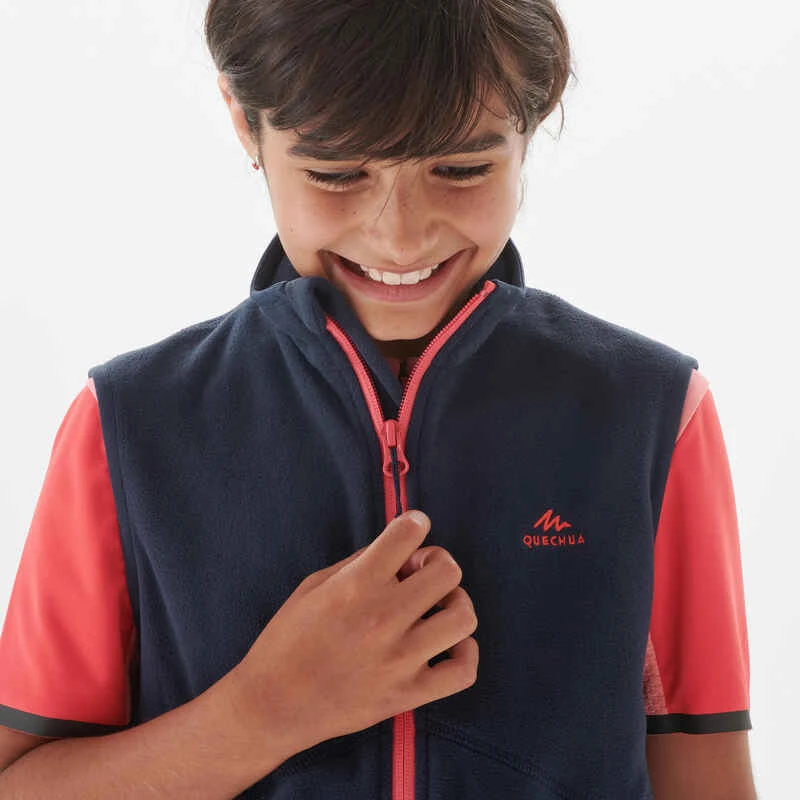 Quechua GILET POLAIRE - MH150 NAVY CORAIL - ENFANT 7-15 ANS 7 Quechua GILET POLAIRE - MH150 NAVY CORAIL - ENFANT 7-15 ANS â Image 5