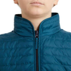 Doudoune Sans Manche équitation Enfant 100 Bleu Pétrole -ProSportif Boutique gilet sans manche equitation enfant 100 noir 5