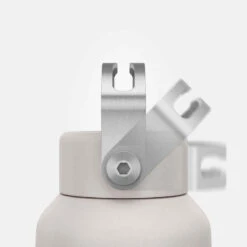 Quechua Gourde Randonnée MH100 Bouchon à Vis 0,6L Inox Blanc -ProSportif Boutique gourde randonnee mh100 bouchon a vis 06l inox noir 4