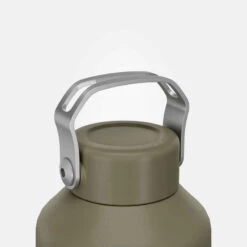 Quechua Gourde Randonnée MH100 Bouchon à Vis 1,5L Inox Kaki -ProSportif Boutique gourde randonnee mh100 bouchon a vis 15l inox kaki 3