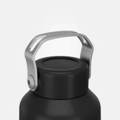 Quechua Gourde Randonnée MH100 Bouchon à Vis 1L Inox Noir -ProSportif Boutique gourde randonnee mh100 bouchon a vis 1l inox violet 3