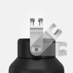 Quechua Gourde Randonnée MH100 Bouchon à Vis 1L Inox Noir -ProSportif Boutique gourde randonnee mh100 bouchon a vis 1l inox violet 4