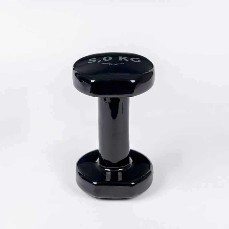 PAIRE D'HALTÈRES FITNESS 2*5 KG - NOIR 4 PAIRE D'HALTÈRES FITNESS 2*5 KG - NOIR – Image 2