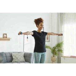 PAIRE D'HALTÈRES FITNESS 2*0,5 KG - BLEU MARINE 9 PAIRE D'HALTÈRES FITNESS 2*0,5 KG - BLEU MARINE -ProSportif Boutique halteres tonedumbell 205 kg rose 3