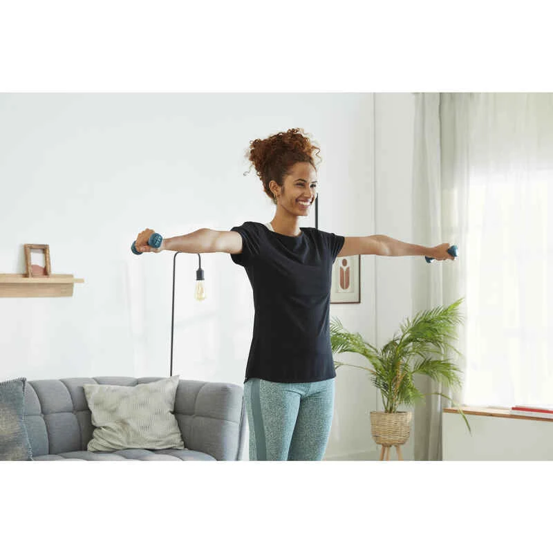 PAIRE D'HALTÈRES FITNESS 2*0,5 KG - BLEU MARINE 6 PAIRE D'HALTÈRES FITNESS 2*0,5 KG - BLEU MARINE – Image 4