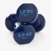 PAIRE D'HALTÈRES FITNESS 2*2 KG - BLEU MARINE -ProSportif Boutique halteres tonedumbell 22 kgs jaune