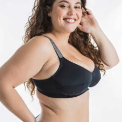 HAUT DE MAILLOT DE BAIN BALCONNET FEMME ASTRID NOIR 15 HAUT DE MAILLOT DE BAIN BALCONNET FEMME ASTRID NOIR -ProSportif Boutique haut de maillot de bain balconnet astrid noir armatures textiles confort absolu 4