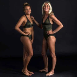 Haut De Maillot De Bain Brassière Femme Double Réglage Plat ELISE PAILLETEE OR -ProSportif Boutique haut de maillot de bain brassiere femme double reglage plat elise pailletee or 7