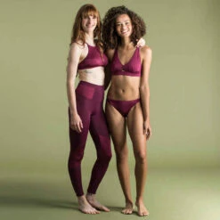 Haut De Maillot De Bain Femme Brassière Surf Dos Dégagé ANDREA ROUGE BORDEAUX -ProSportif Boutique haut de maillot de bain femme brassiere de surf dos degage andrea akaru 7