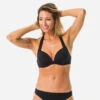 Haut De Maillot De Bain Push Up Femme ELENA NOIR -ProSportif Boutique haut de maillot de bain femme push up avec coques fixes elena noir