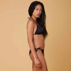 HAUT DE MAILLOT DE BAIN TRIANGLE FEMME MAE NOIR -ProSportif Boutique haut de maillot de bain femme triangle coulissant mae noir 2