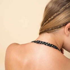 HAUT DE MAILLOT DE BAIN FOULARD FILLE 100 NOIR -ProSportif Boutique haut de maillot de bain foulard fille 100 rose 5