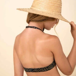 HAUT DE MAILLOT DE BAIN FOULARD FILLE 100 NOIR -ProSportif Boutique haut de maillot de bain foulard fille 100 rose 6