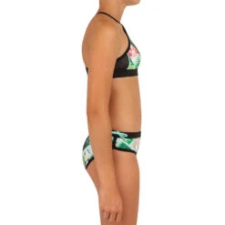 HAUT DE MAILLOT DE BAIN SURF FILLE BRASSIERE VERT BAHA 900 -ProSportif Boutique haut de maillot de bain surf fille brassiere vert baha 900 3