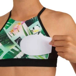 HAUT DE MAILLOT DE BAIN SURF FILLE BRASSIERE VERT BAHA 900 -ProSportif Boutique haut de maillot de bain surf fille brassiere vert baha 900 5