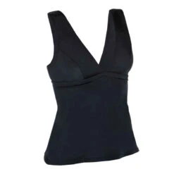 Haut De Maillot De Bain TANKINI MARINE NOIR 15 Haut De Maillot De Bain TANKINI MARINE NOIR -ProSportif Boutique haut de maillot de bain tankini marine uni noir decollete v et coques amovibles 2