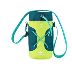Quechua Housse Isotherme Pour Gourde Randonnée 0,5 à 0,6 Litre Jaune / Vert