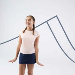 Artengo Jupe Tennis Fille - TSK100 Bleu Marine -ProSportif Boutique jupe tennis fille 100 bleu marine 2