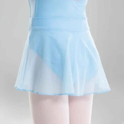 Jupette Danse Classique Rose En Voile Bleu Ciel Fille -ProSportif Boutique jupette danse classique rose en voile fille 4