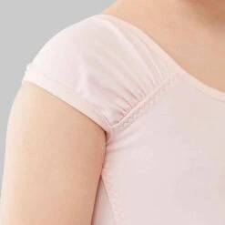 Justaucorps Danse Classique Rose Pale Manches Courtes Fille -ProSportif Boutique justaucorps danse classique rose manches courtes fille 6