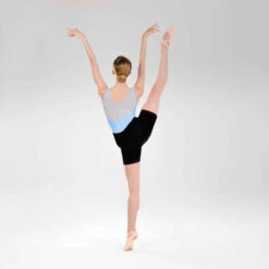 Justaucorps Danse Classique Bleu Bi-matière Fille -ProSportif Boutique justaucorps danse classique rose pale bi matiere fille 2