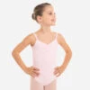 Justaucorps Danse Classique Rose Pale Fines Bretelles Filles -ProSportif Boutique justaucorps danse classique rose pale fines bretelles filles