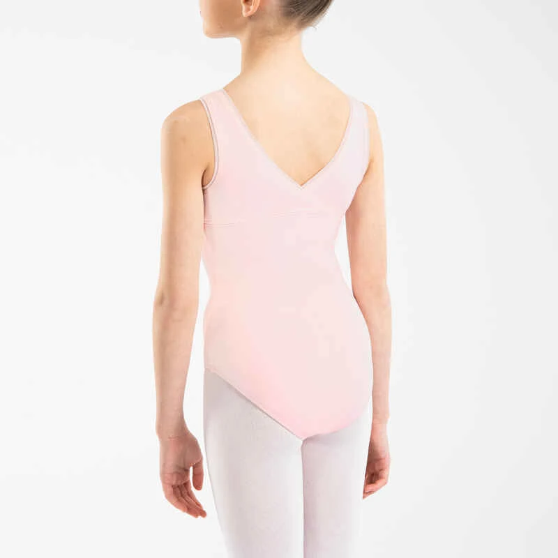 Justaucorps De Danse Classique Fille Rose Pale. 5 Justaucorps De Danse Classique Fille Rose Pale. – Image 3