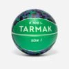 Mini Ballon De Basketball En Mousse Taille 1 Enfant - K100 Vert Noir