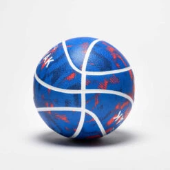 Ballon De Basketball Taille 4 Enfant - K500 Bleu Orange -ProSportif Boutique k500 light size 4 red blue 4