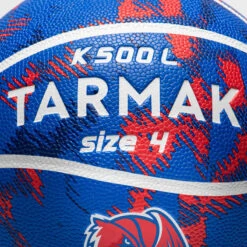 Ballon De Basketball Taille 4 Enfant - K500 Bleu Orange -ProSportif Boutique k500 light size 4 red blue 6