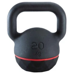 CORENGTH KETTLEBELL 20KG FONTE ET BASE CAOUTCHOUC