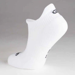 Lot X2 De Chaussettes Running Confort Enfant -KIPRUN 500 INV Noires Et Blanches -ProSportif Boutique kids athletics invisible socks 2 pack white black 4