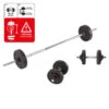 CORENGTH Kit Haltères Et Barres 50 Kg Musculation 1 CORENGTH Kit Haltères Et Barres 50 Kg Musculation -ProSportif Boutique kit halteres et barres 50 kg musculation