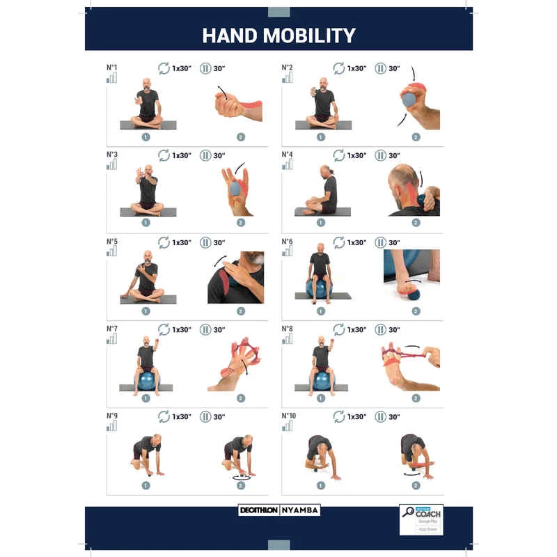 KIT DE RÉÉDUCATION POUR MAINS MOBILITÉ FITNESS 5 KIT DE RÉÉDUCATION POUR MAINS MOBILITÉ FITNESS – Image 3