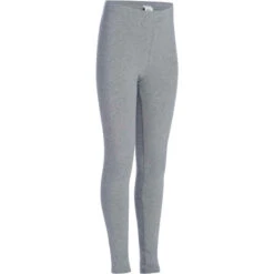 Legging 100 Gym Fille Gris Clair