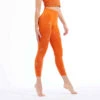 LEGGING 7/8 YOGA DYN SANS COUTURES ORANGE 2 LEGGING 7/8 YOGA DYN SANS COUTURES ORANGE -ProSportif Boutique legging 7slash8 yoga dyn sans coutures gris chine