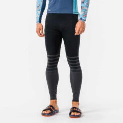 Legging Anti UV Surf 100 Homme Bleu Ardoise Eco -ProSportif Boutique legging anti uv surf 100 homme bleu ardoise eco 1