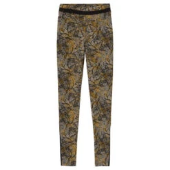 Legging Fitness 7/8 Coton Extensible Avec Mesh Femme - Jaune 19 Legging Fitness 7/8 Coton Extensible Avec Mesh Femme - Jaune -ProSportif Boutique legging coton extensible fitness taille haute avec mesh jaune avec imprime 6