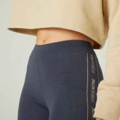 Legging Slim Fitness Femme Fit+ - 500 Gris 19 Legging Slim Fitness Femme Fit+ - 500 Gris -ProSportif Boutique legging coton fitness fit gris 4