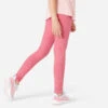 Legging Fille Coton - 320 Imprimé Rose -ProSportif Boutique legging coton respirant 500 fille gym enfant noir imprime