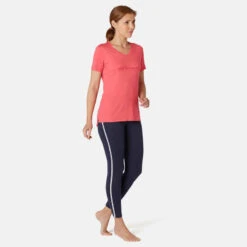 Legging Court De Sport Taille Haute 510 Femme 7/8 En Coton Bleu Marine 15 Legging Court De Sport Taille Haute 510 Femme 7/8 En Coton Bleu Marine -ProSportif Boutique legging court de sport taille haute 510 femme 7slash8 en coton bleu marine 2