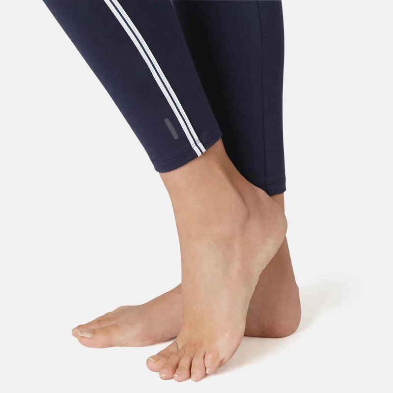Legging Court De Sport Taille Haute 510 Femme 7/8 En Coton Bleu Marine 9 Legging Court De Sport Taille Haute 510 Femme 7/8 En Coton Bleu Marine – Image 7