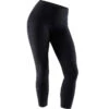 Legging Court De Sport Taille Haute 520 Femme 7/8 En Coton Noir 1 Legging Court De Sport Taille Haute 520 Femme 7/8 En Coton Noir -ProSportif Boutique legging court de sport taille haute 520 femme 7slash8 en coton noir