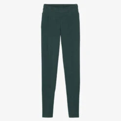 Legging Coton Extensible Fitness Taille Haute Avec Mesh Vert -ProSportif Boutique legging de sport 520 femme noir 5