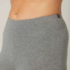 Legging 7/8 Fitness Femme - Fit+ Gris -ProSportif Boutique legging de sport 7slash8 500 femme gris chine 3