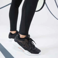 Artengo Legging Tennis Dry Femme - HIP BALL Noir -ProSportif Boutique legging de tennis femme leg th 900 noir camo 3