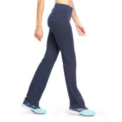 Legging FIT+ 500 Regular Gym & Pilates Femme Bleu Foncé -ProSportif Boutique legging fit 500 regular gym pilates femme bleu fonce 2